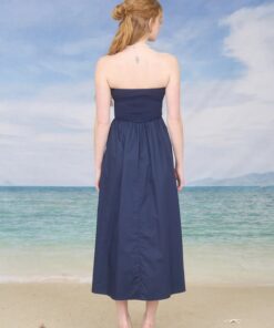 Alternative view of Strapless Twist Front Midi Dress
