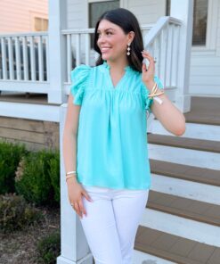Mint for Me Top