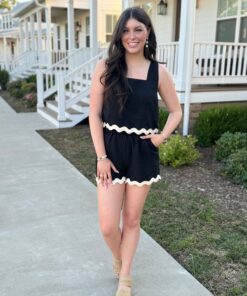 Ric Rac Set in Black
